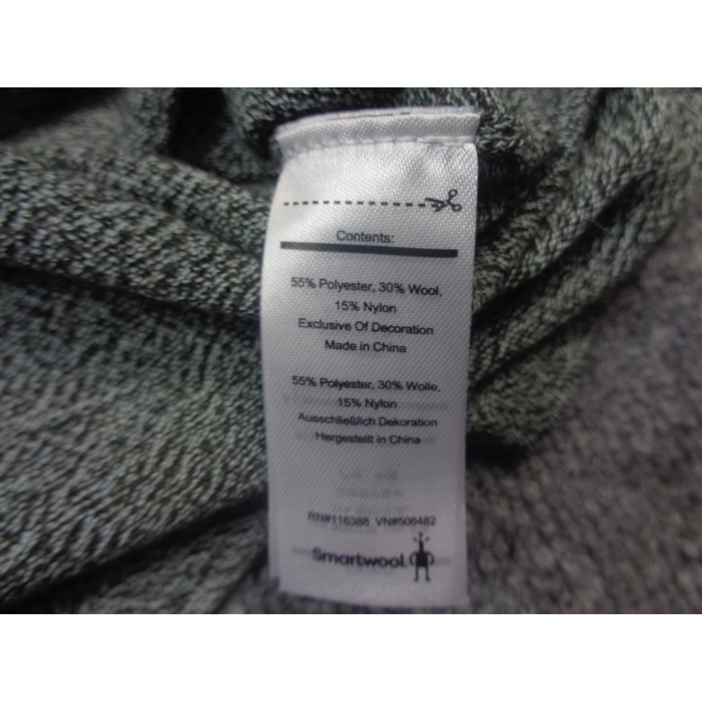 Smartwool Sweater Women's S Grey Shadow Pine Merino Wool Blend Crewneck - Picture 8 of 10